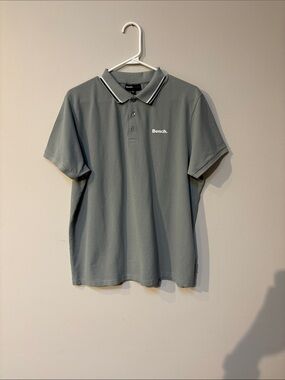 Bench Men’s Grey Polo with Contrast Trim